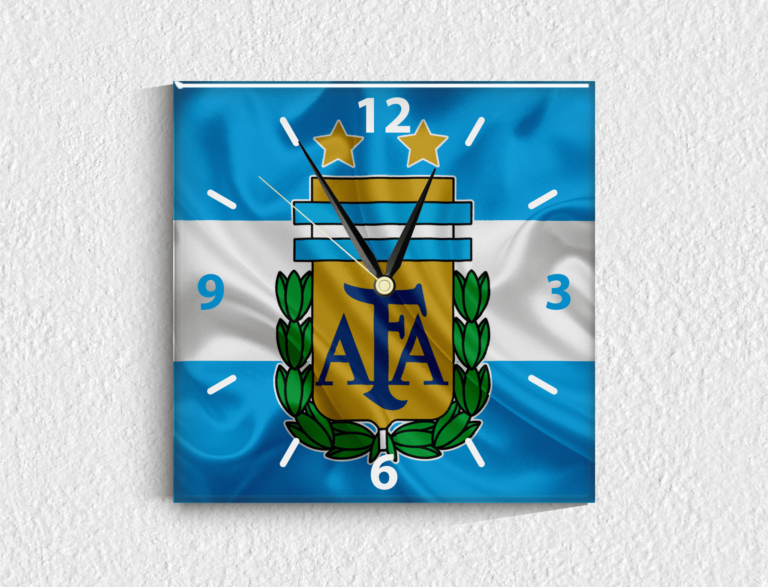 Стъклен стенен часовник Аржентина